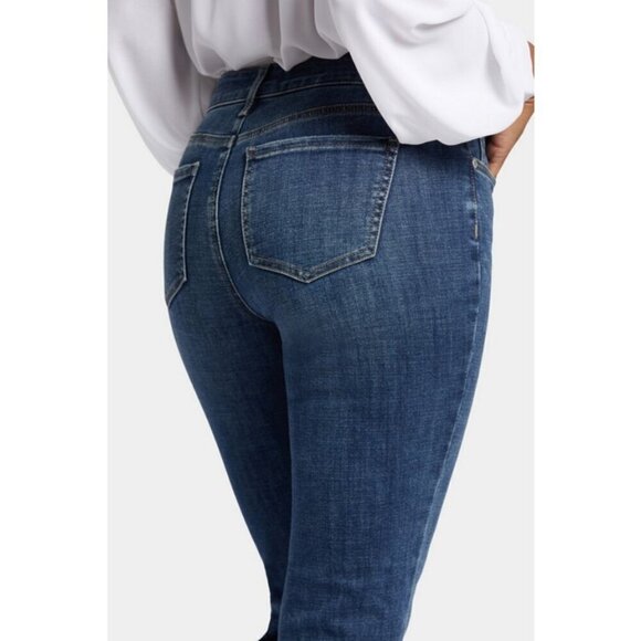 💕NYDJ💕 Marilyn Straight Leg Jeans ~ Marcel Blue 12 NWT - Picture 7 of 16